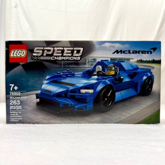 LEGO Speed Champions McLaren Elva Set 76902 263 Pieces New Sealed - Picture 1 of 6